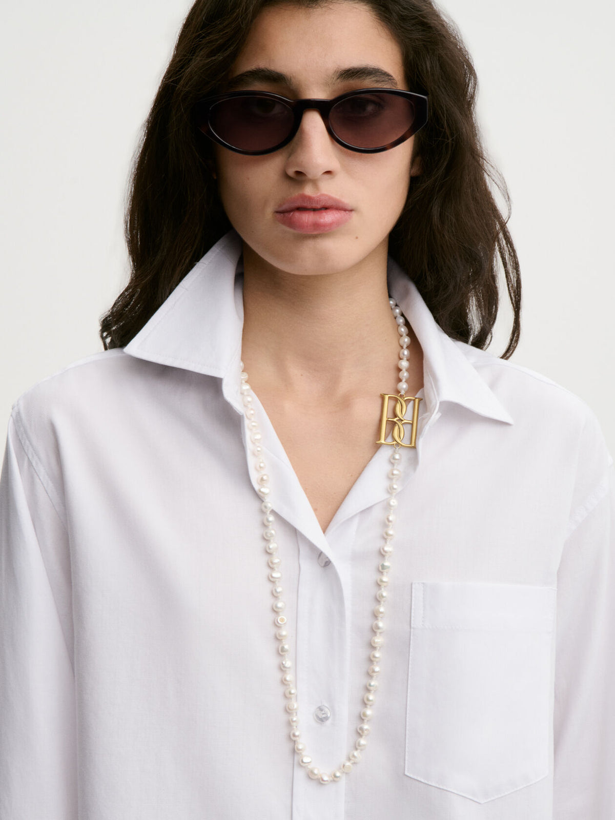 Audrey Crop Top | White