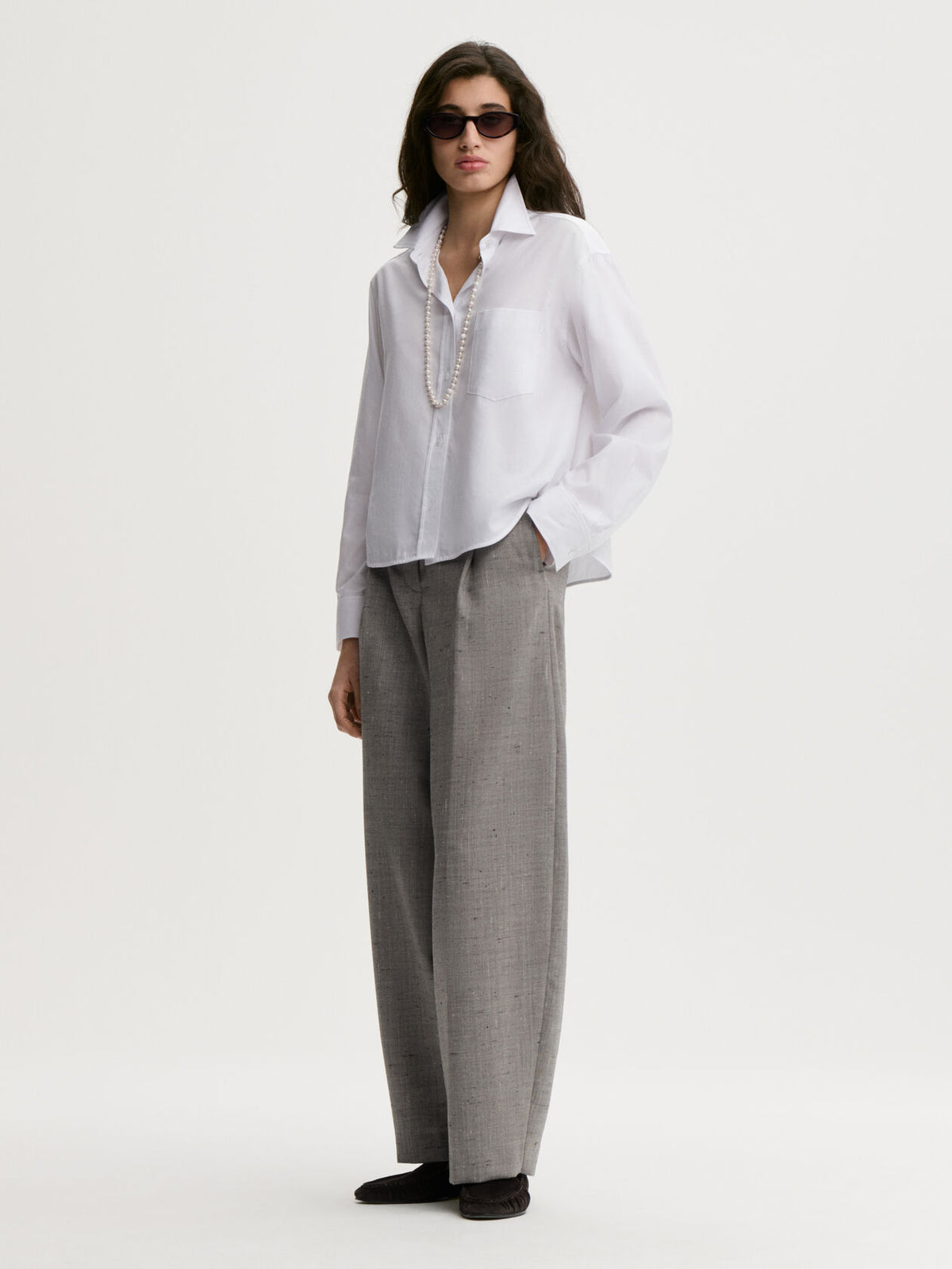 Audrey Crop Top | White