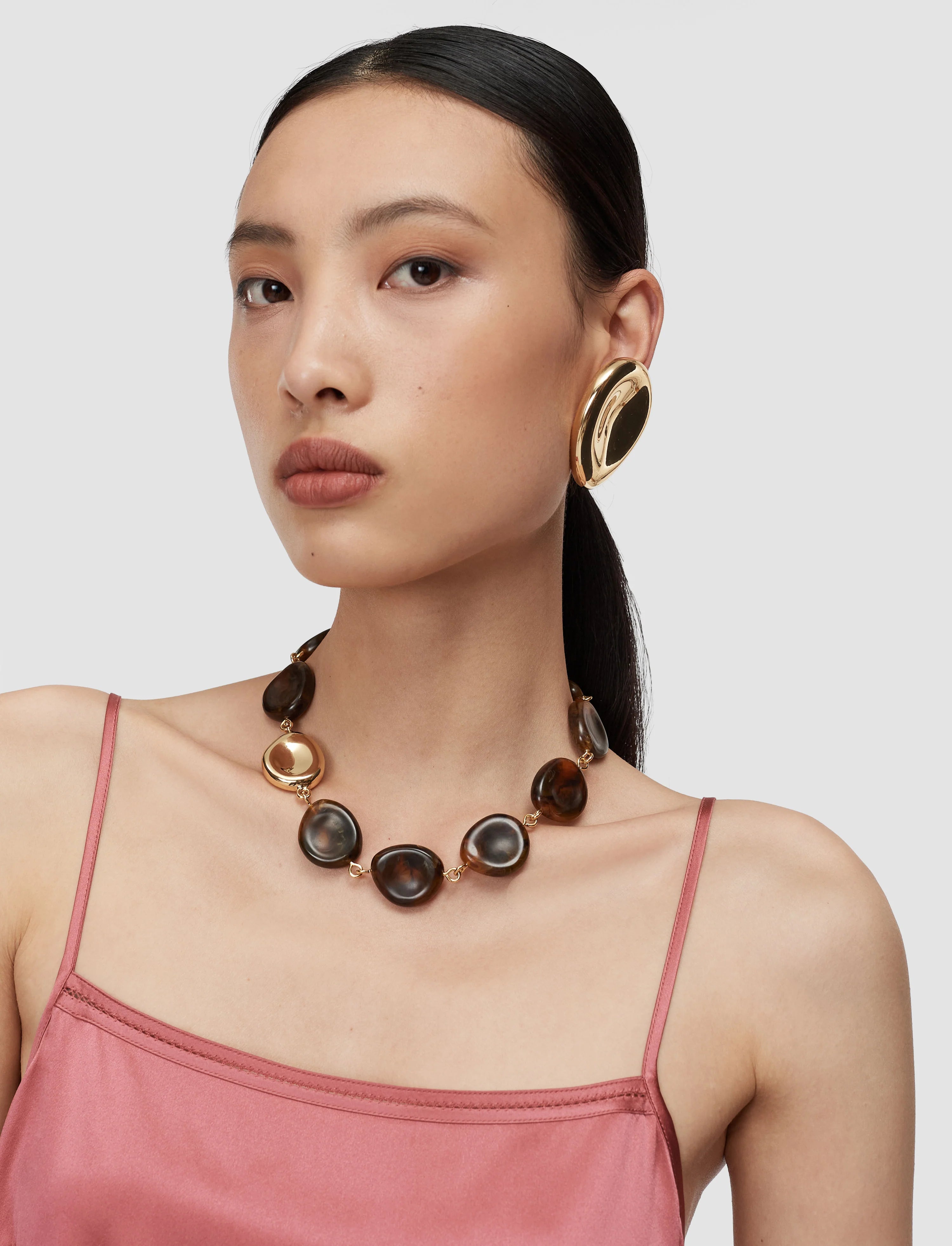 Bean Necklace-Acc-Resin Bean