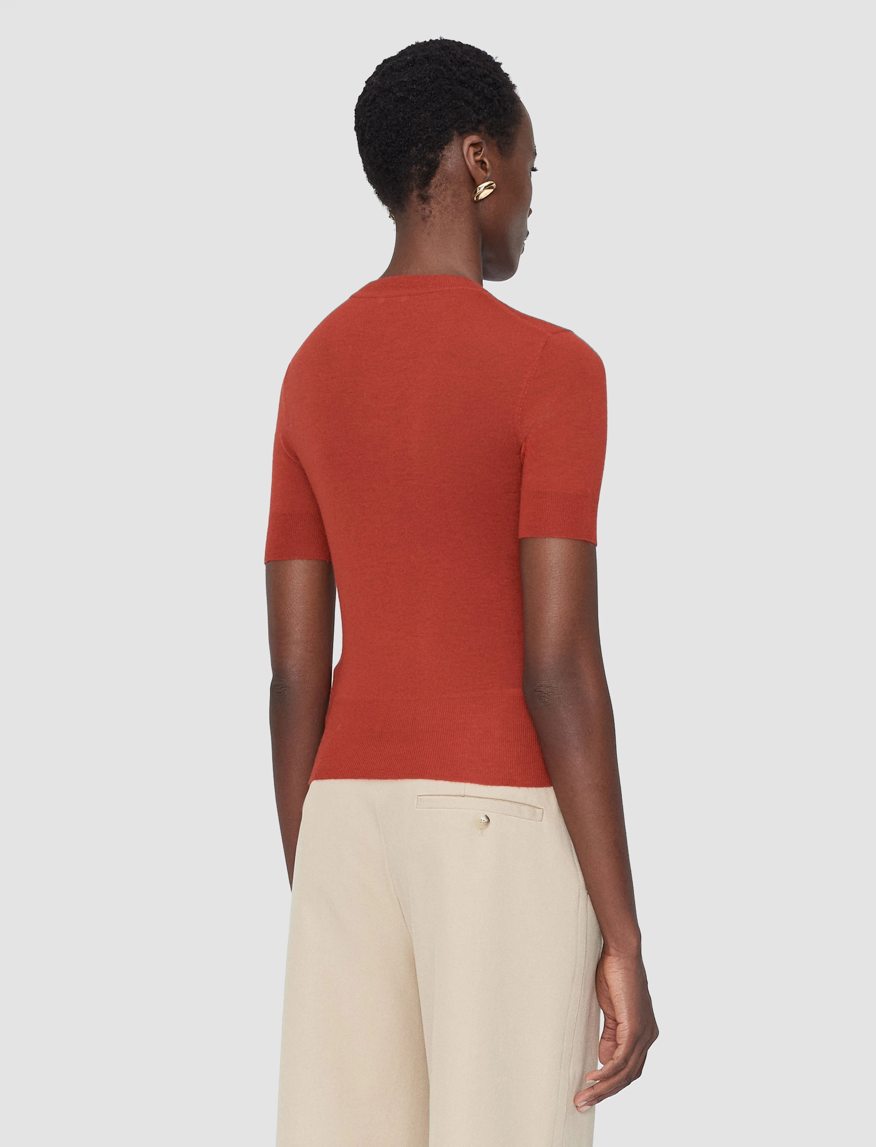Short Sleeve Top Cashair Spice