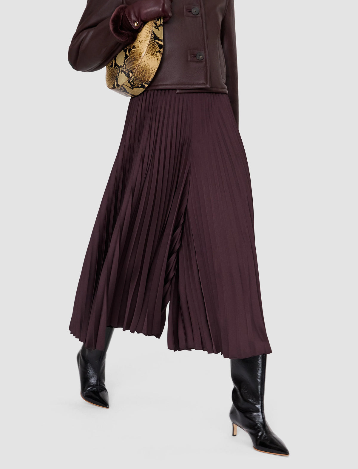Ella-Pant-Knit Weave Plisse | 132