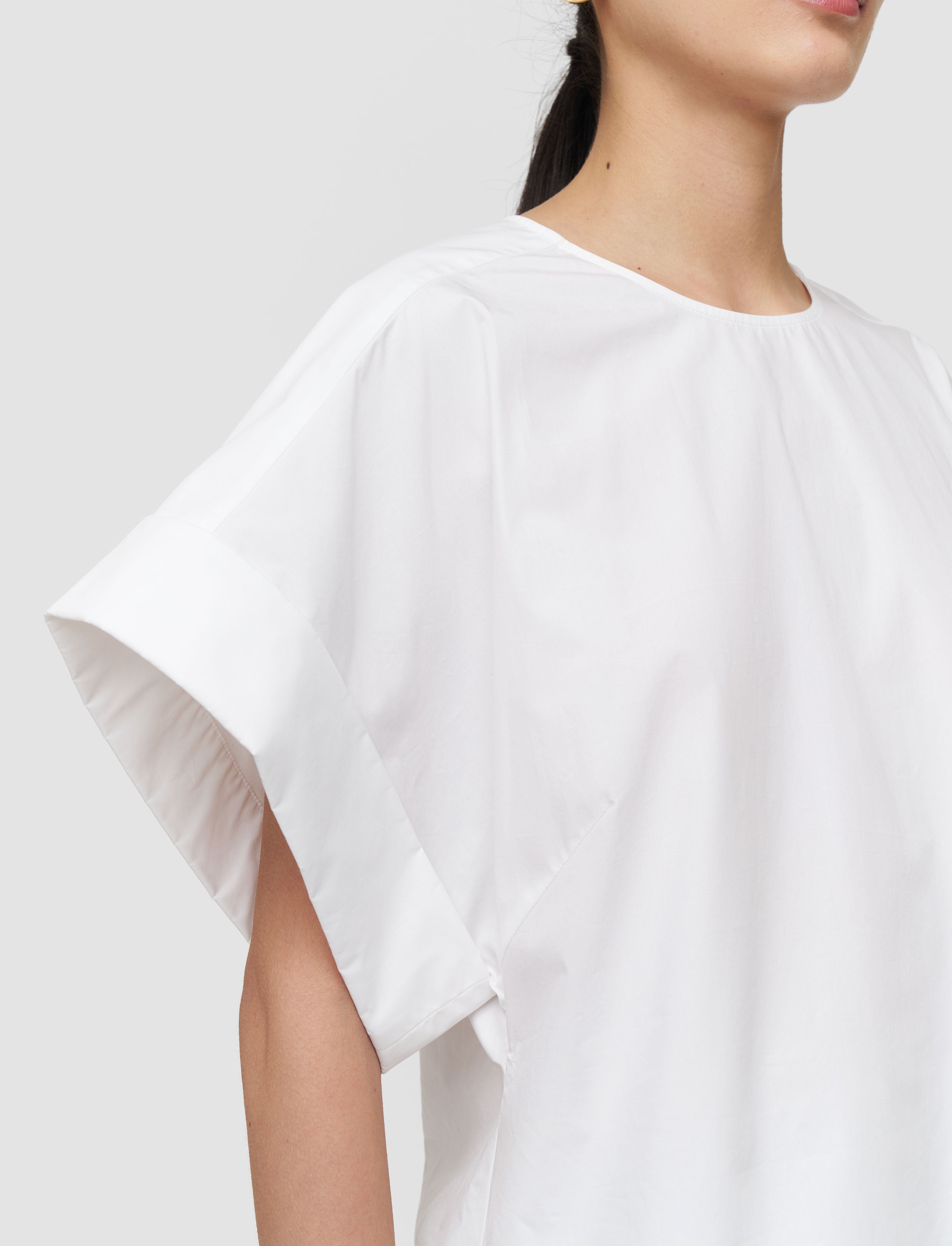 Fassia Cotton Poplin Blouse White