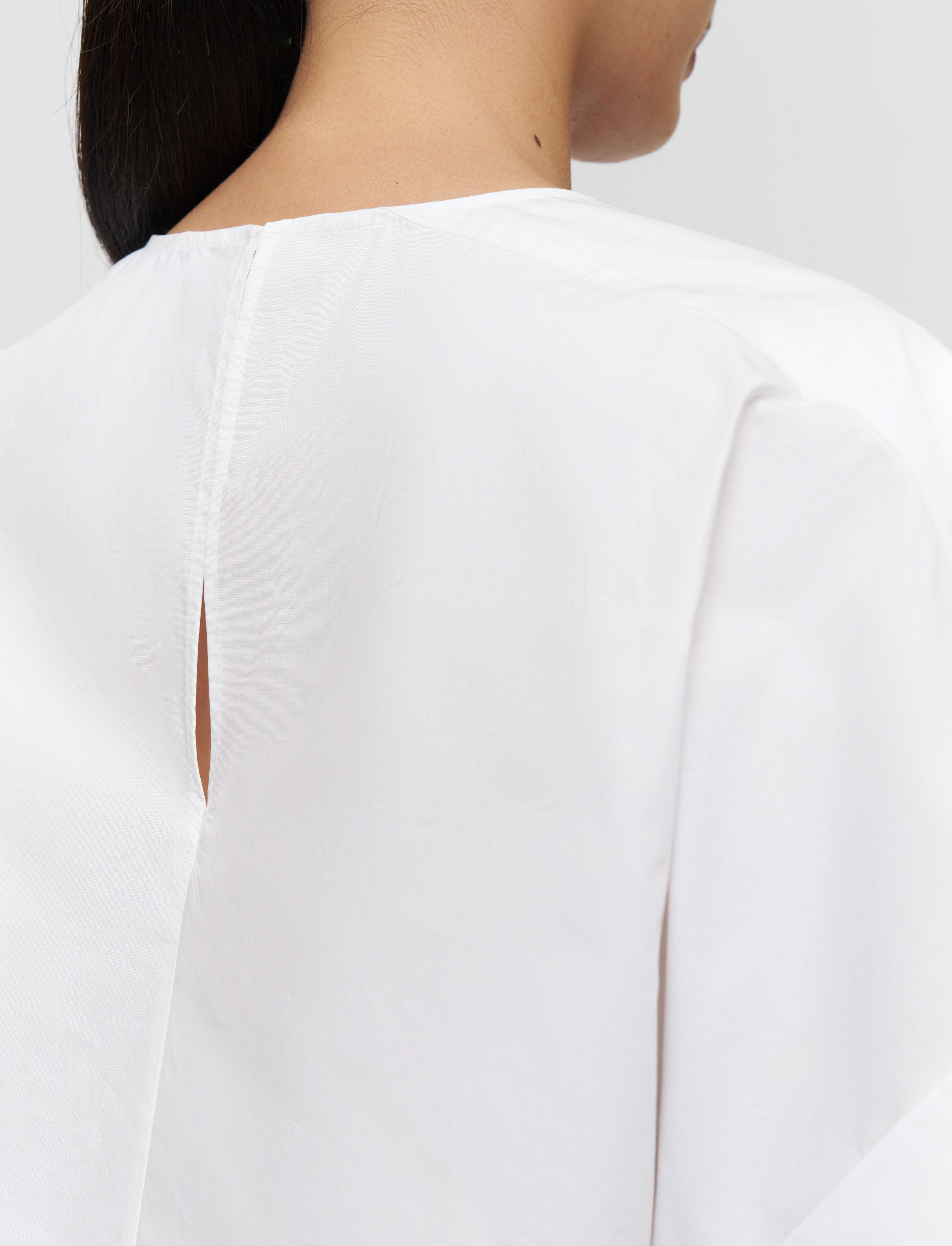Fassia Cotton Poplin Blouse White