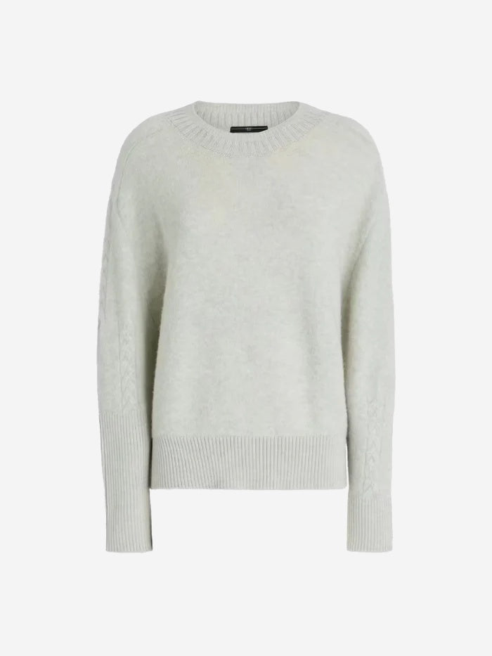 Light gray sweater on a white background