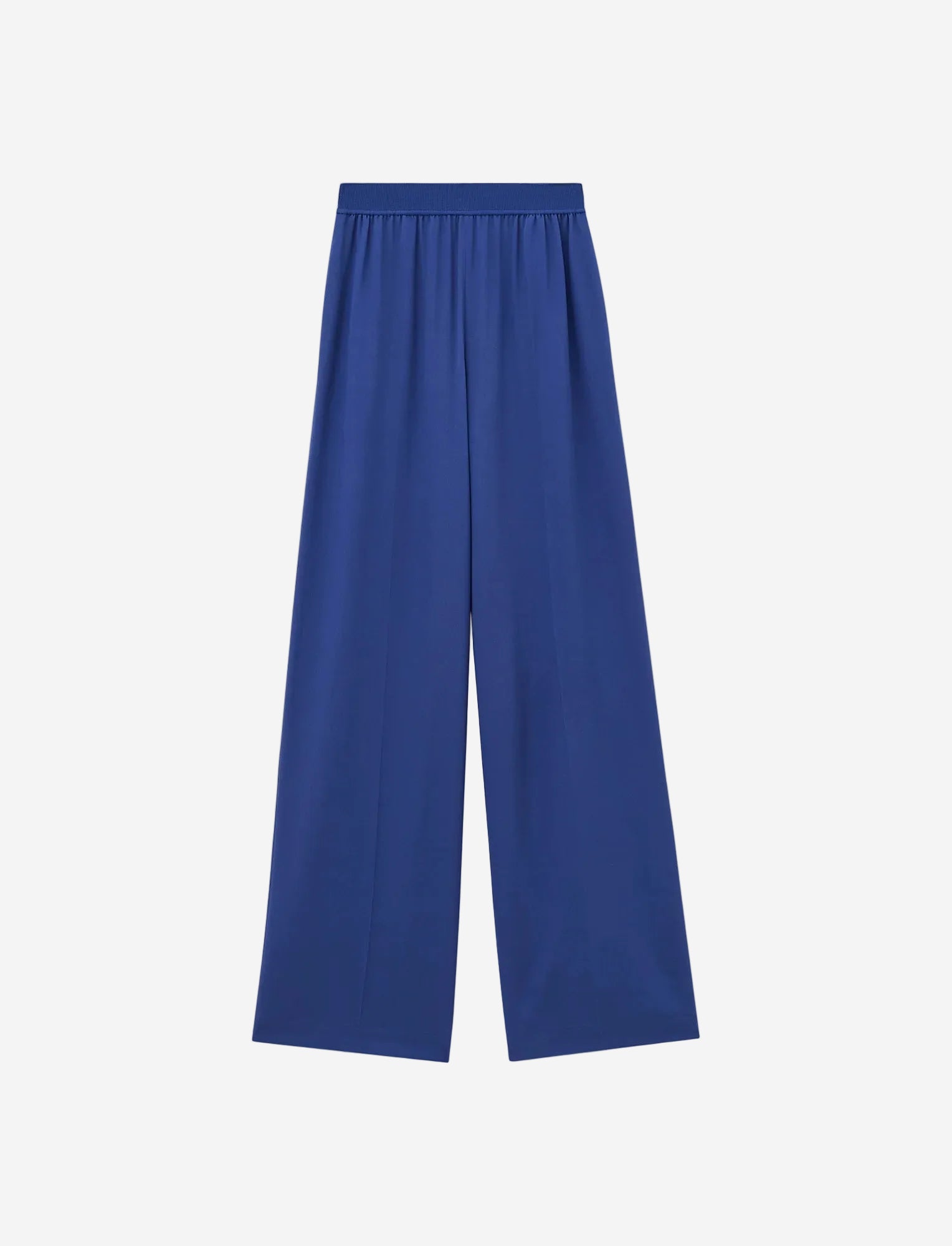 Blue pants on a light gray background