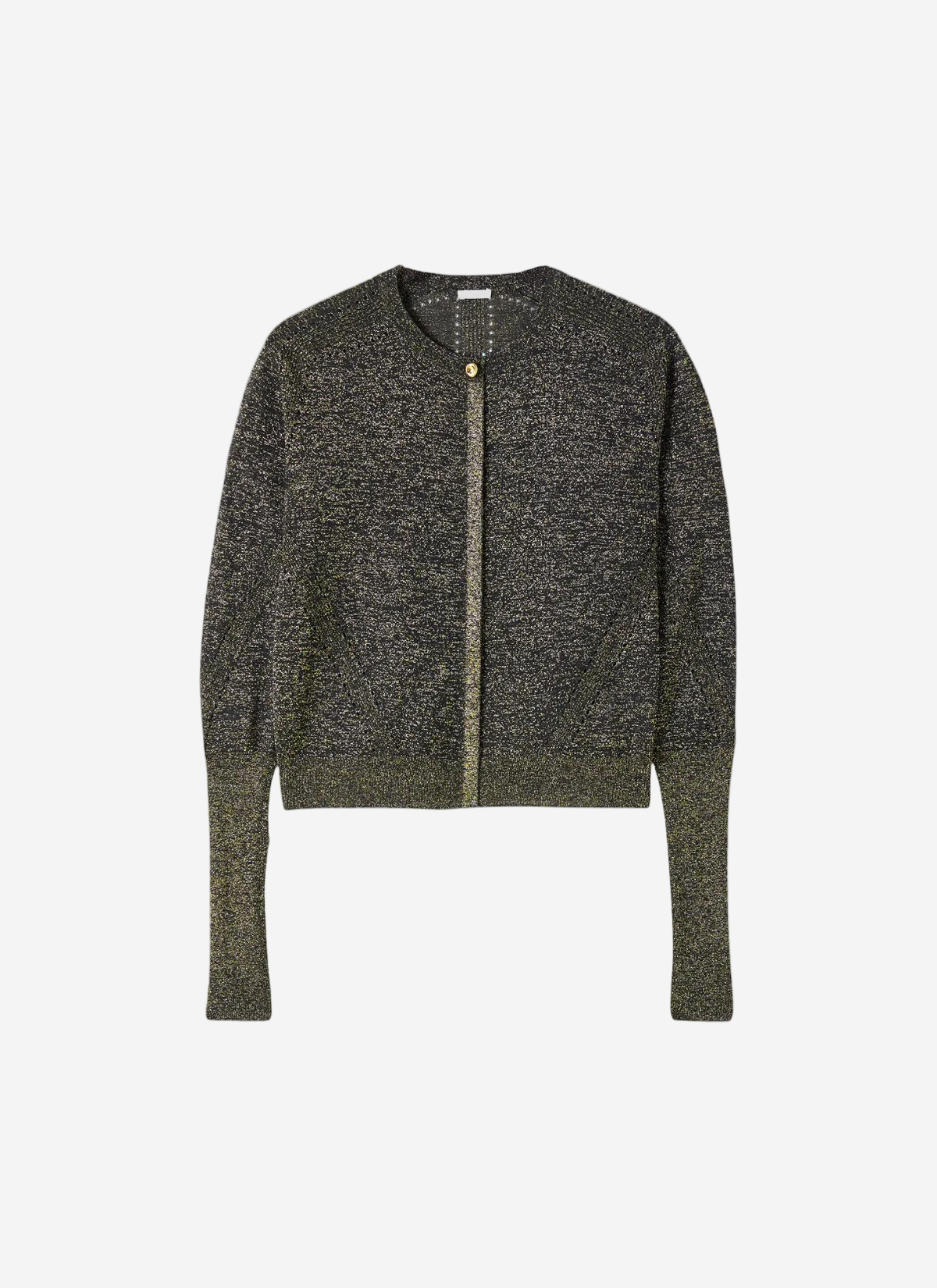 Textured cardigan on a white background