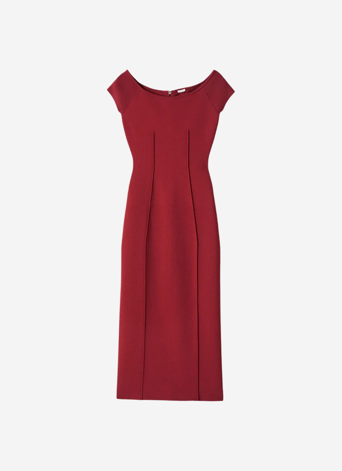 Red dress on a white background
