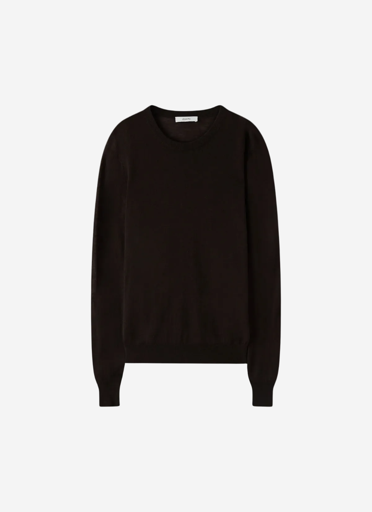 Black sweater on a white background