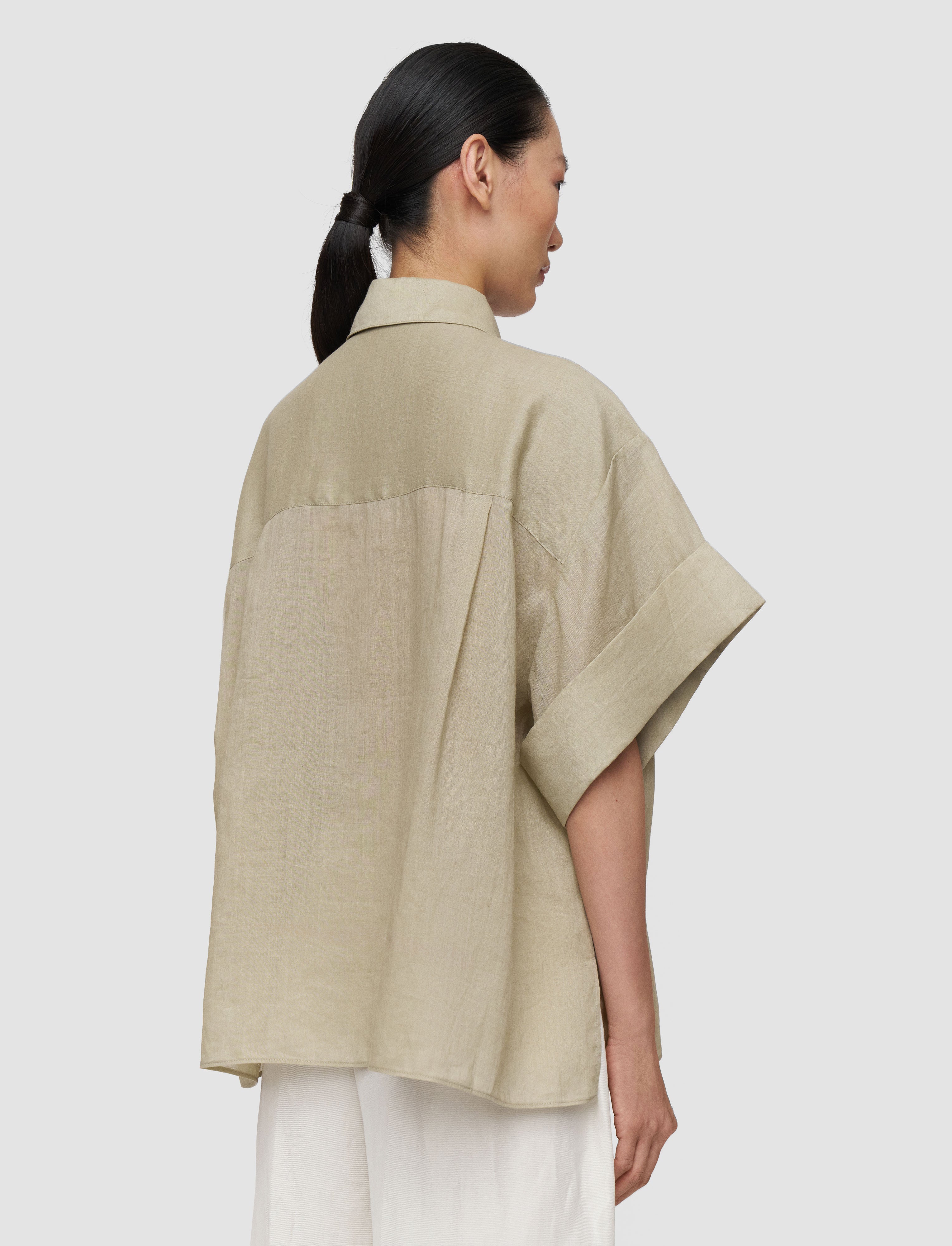 Justi Ramie Voile Blouse Cactus