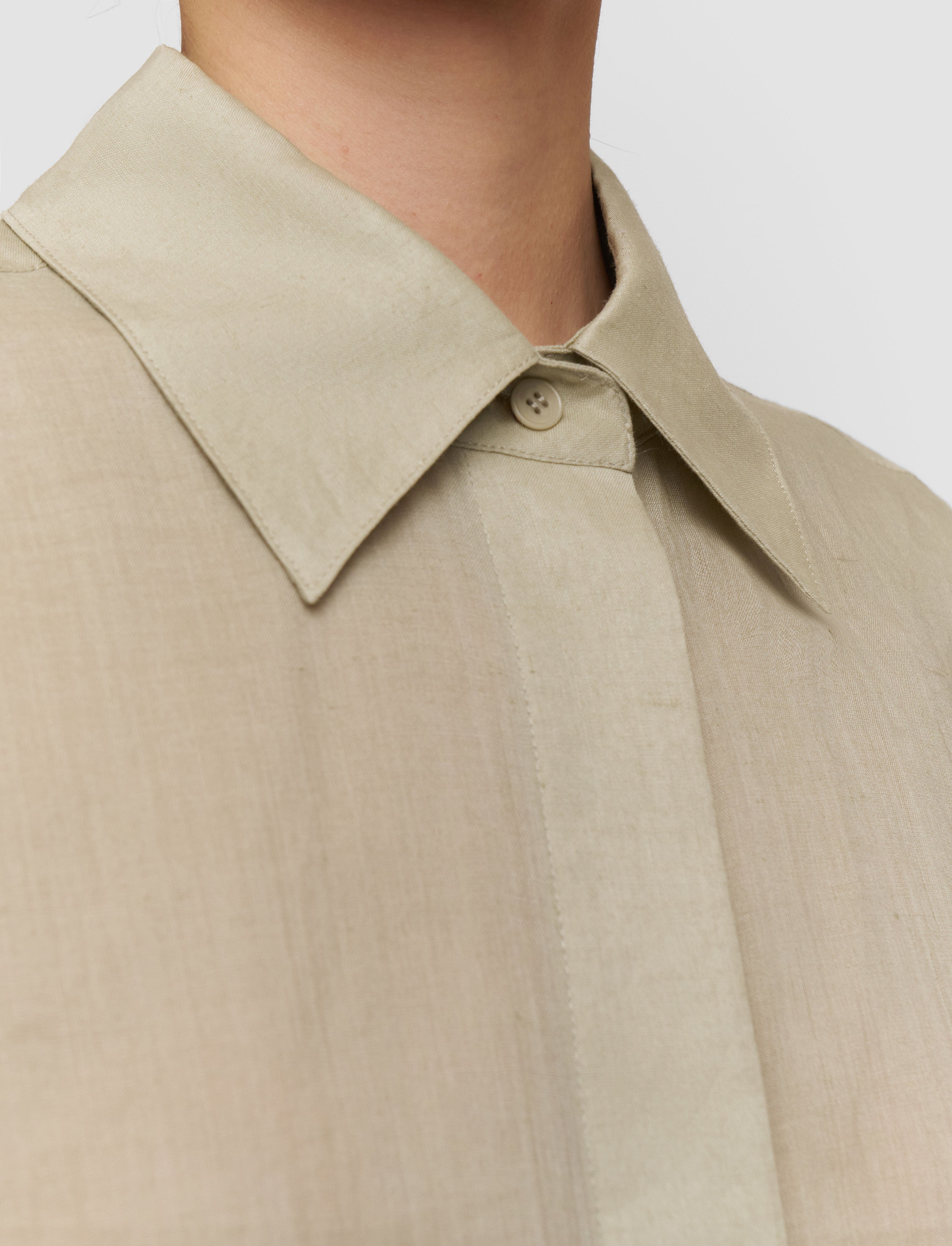 Justi Ramie Voile Blouse Cactus