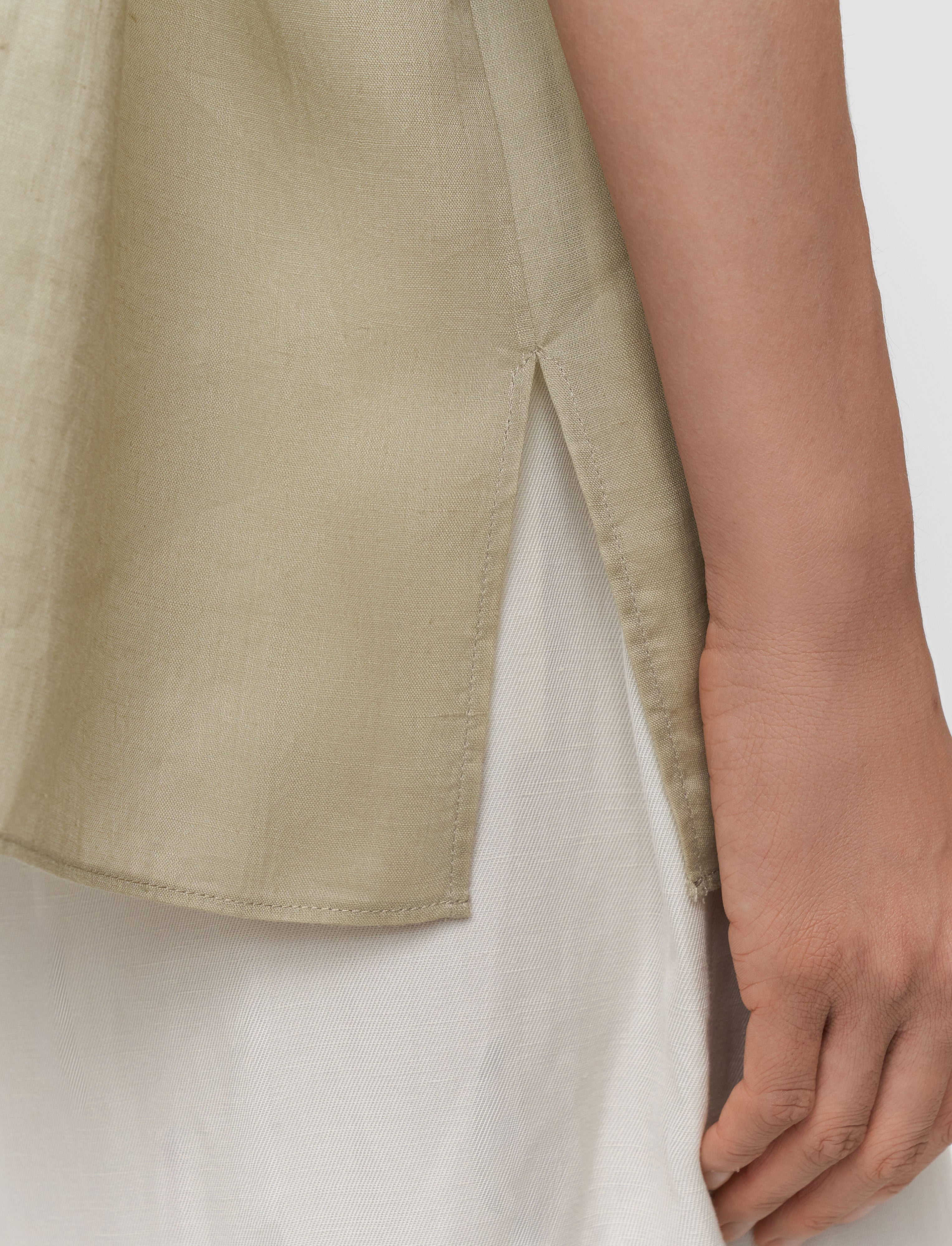 Justi Ramie Voile Blouse Cactus