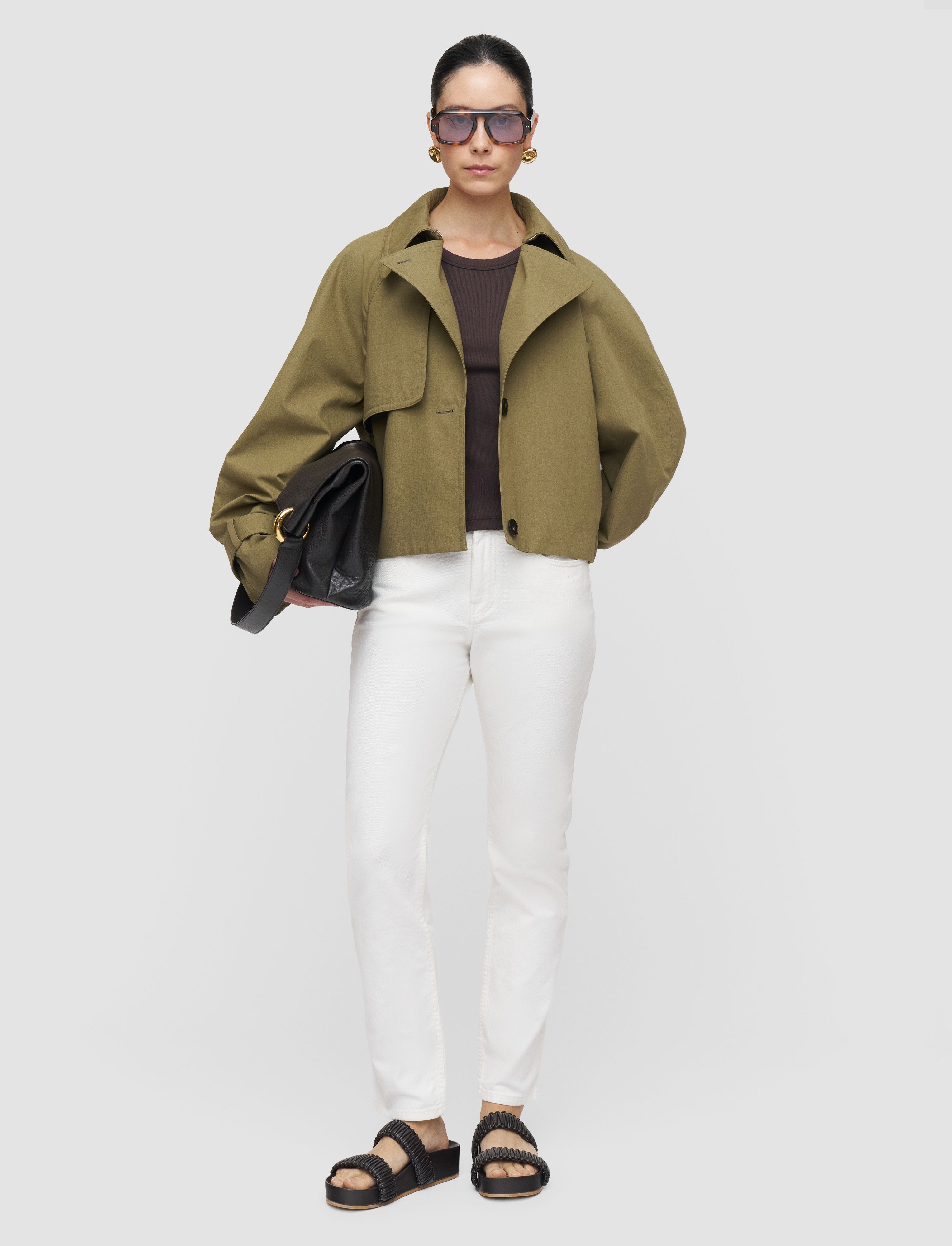 Suber Light Cotton Jacket Fig Leaf