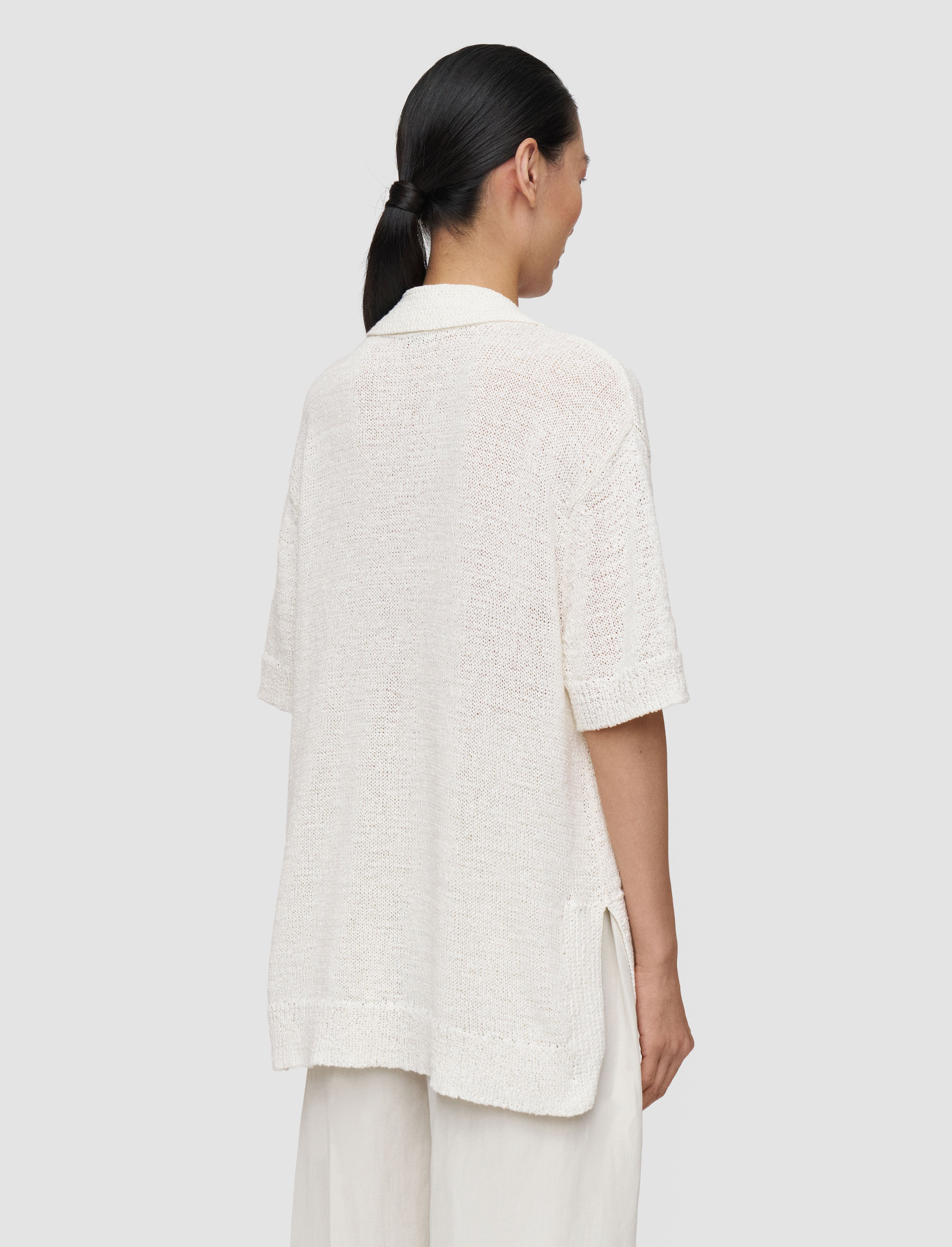 Rian Open Cotton Knit Top Wax
