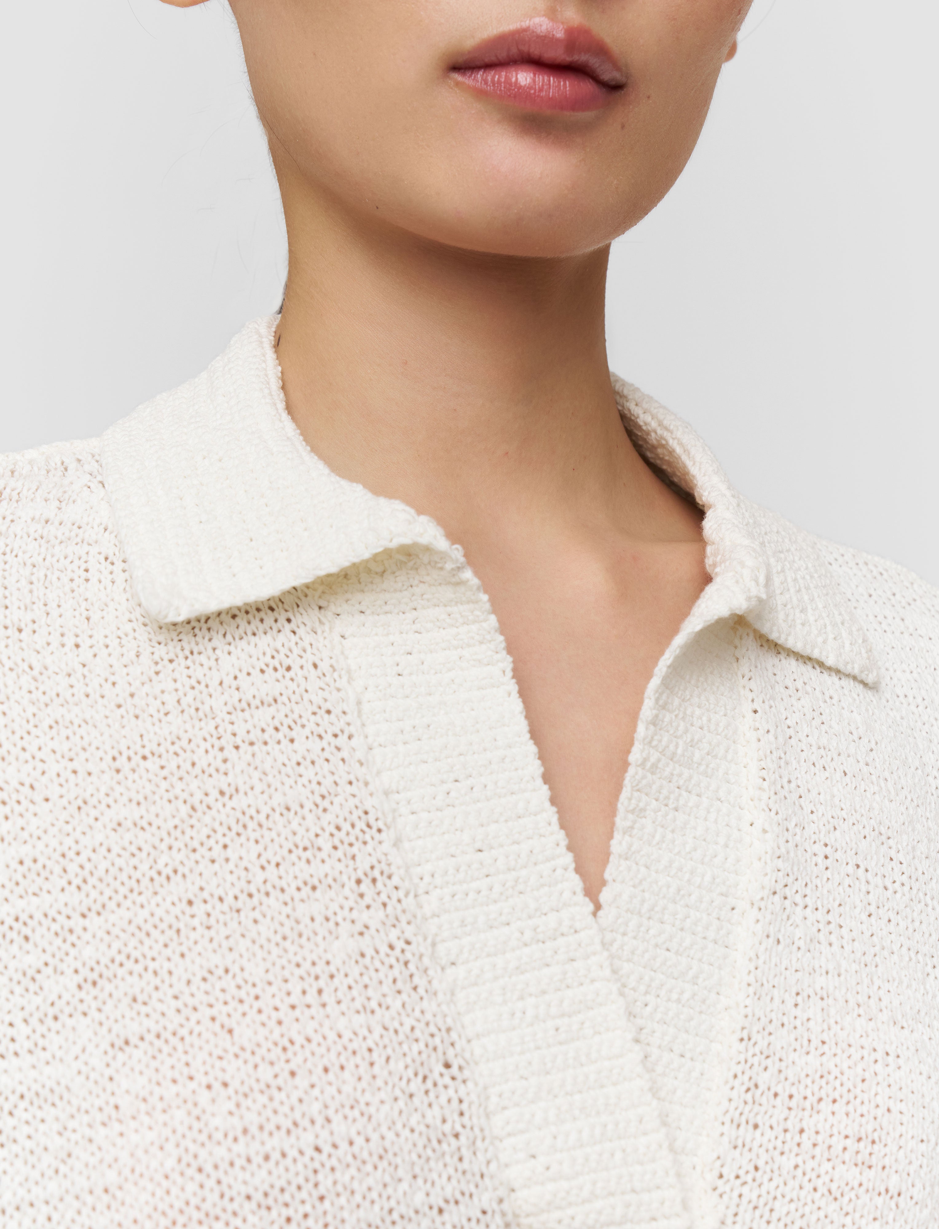 Rian Open Cotton Knit Top Wax