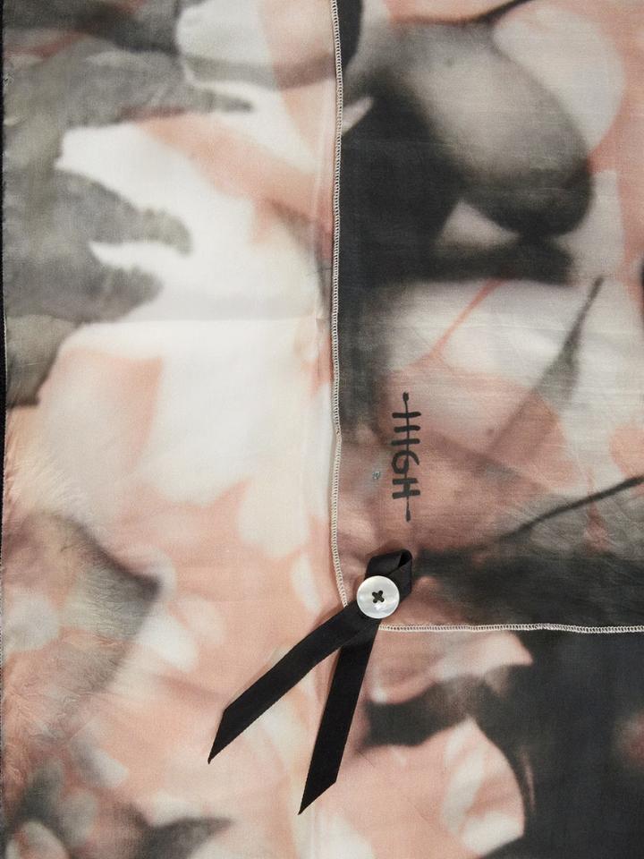 detail of a scarf