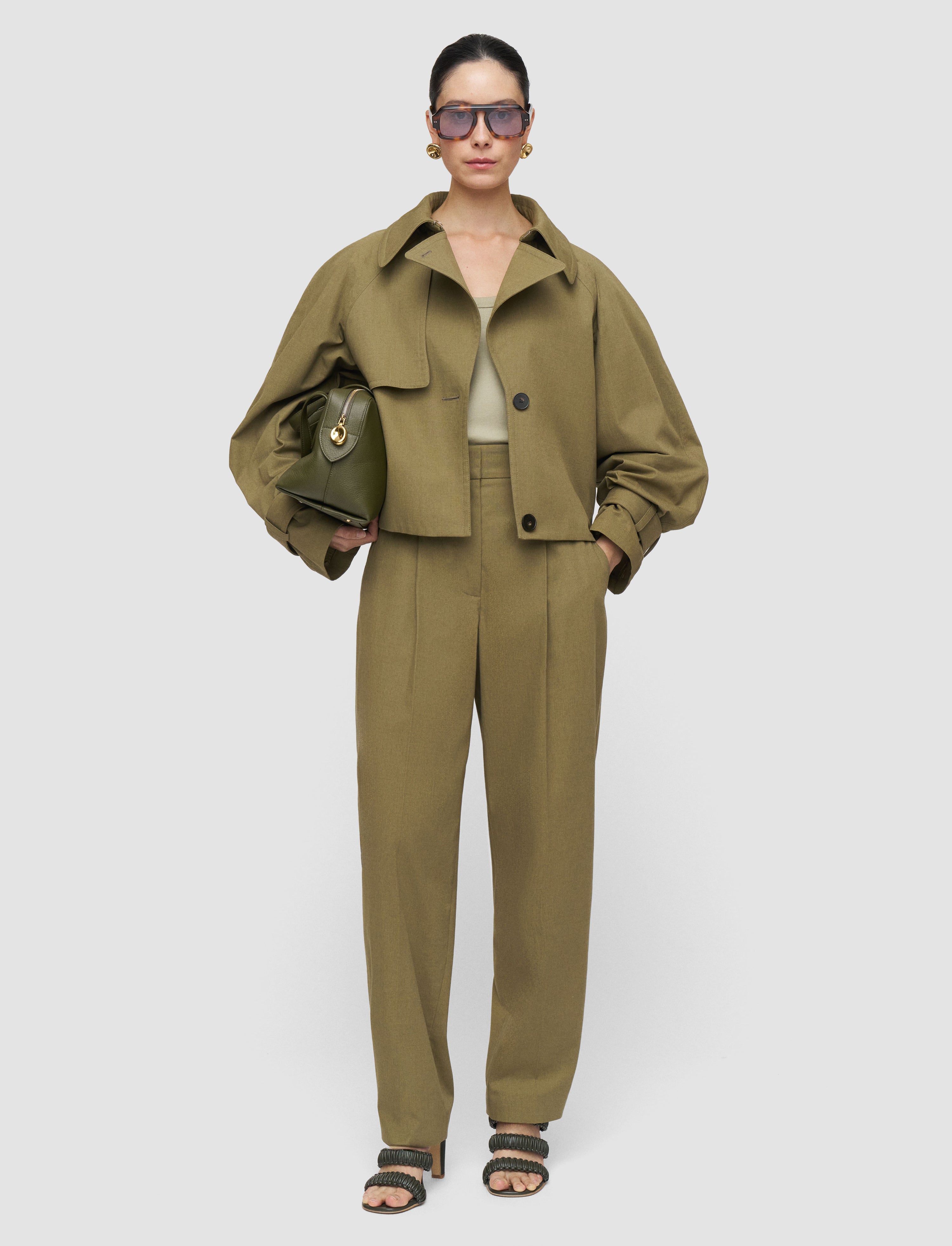 Suber Light Cotton Jacket Fig Leaf