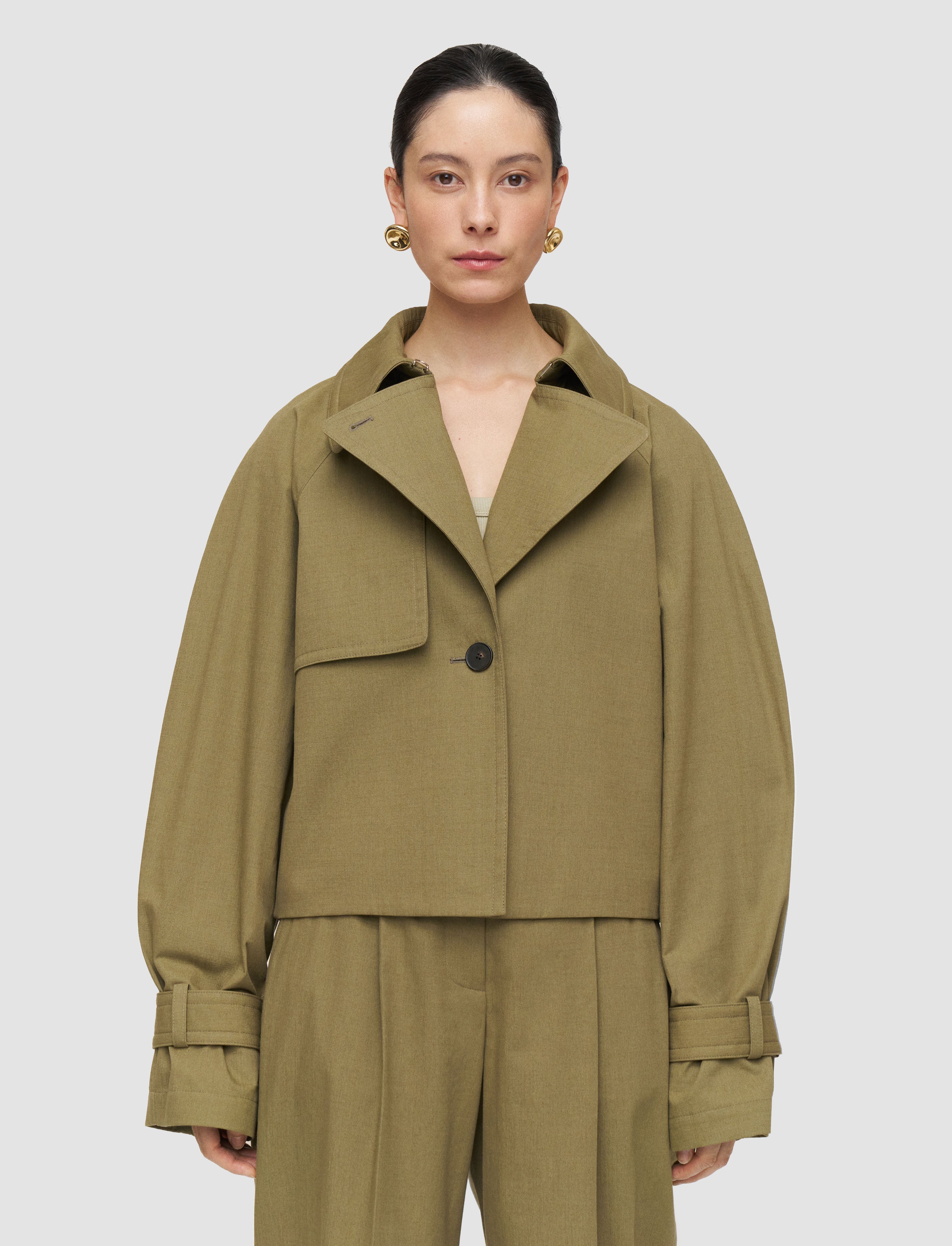 Suber Light Cotton Jacket Fig Leaf
