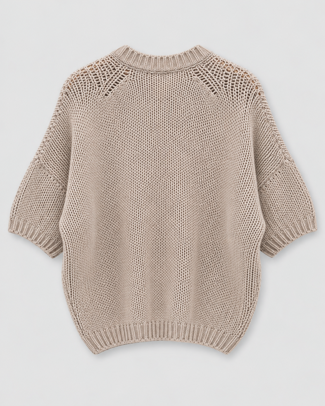 Vittoria Cashmere Tee Sweater Beige