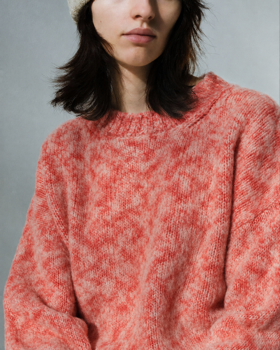 Winnie Wabi Wool Crewneck Red