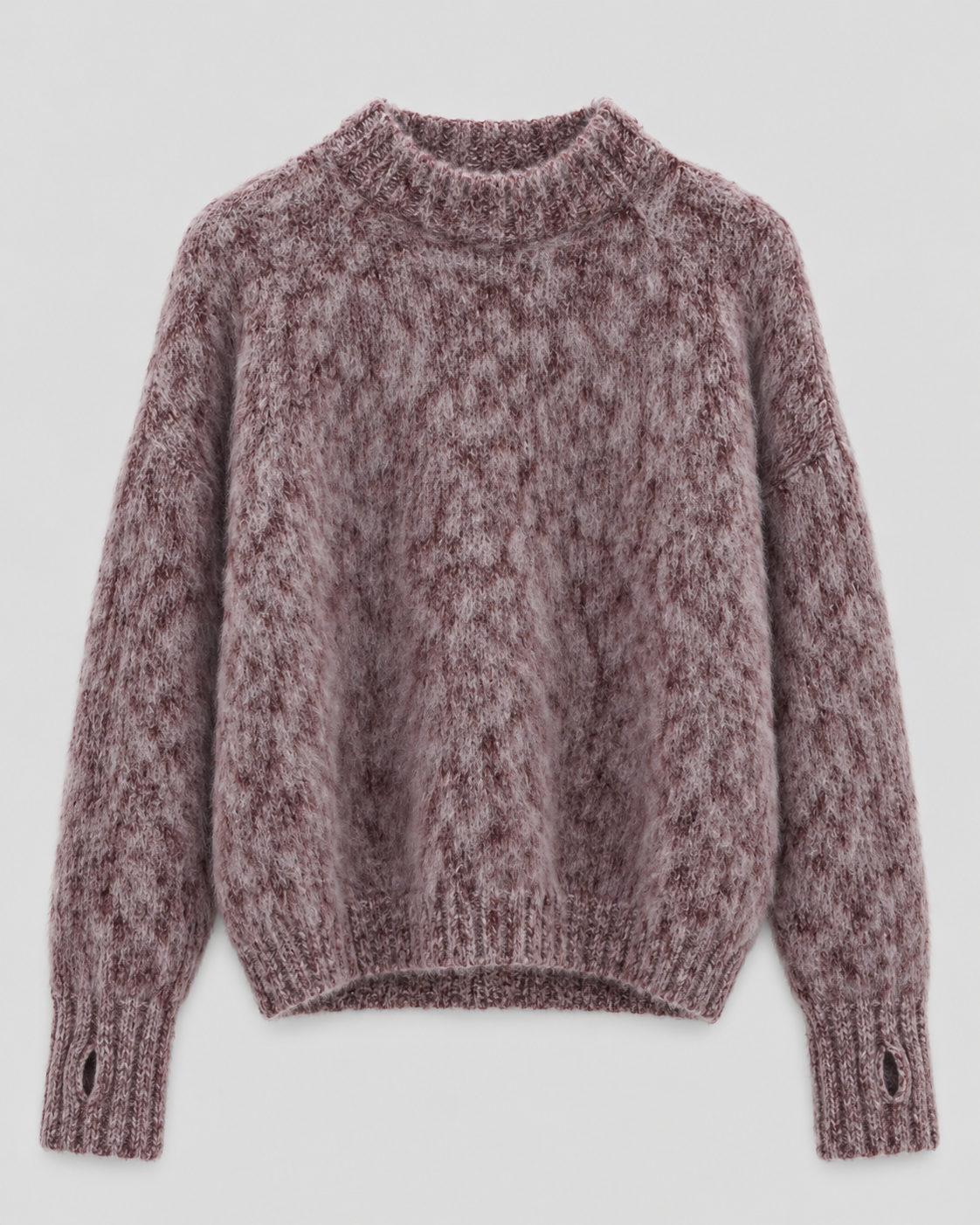 Winnie Wabi Wool Crewneck Bordeaux