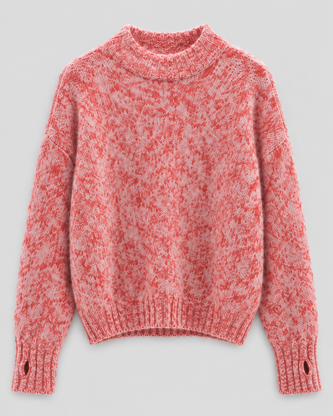 Winnie Wabi Wool Crewneck Red