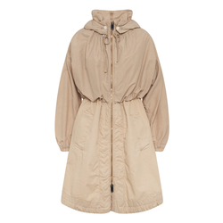 Fearless Long Jacket in Beige