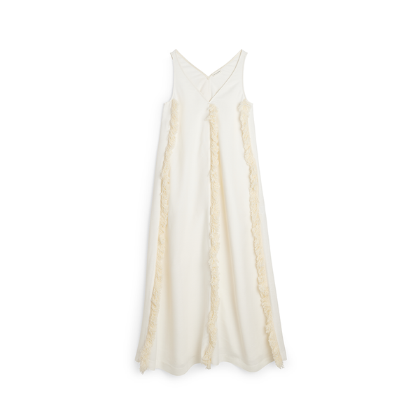 Aureas Maxi Dress in Soft White