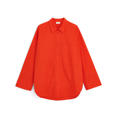Derris Organic Cotton Shirt in Orange