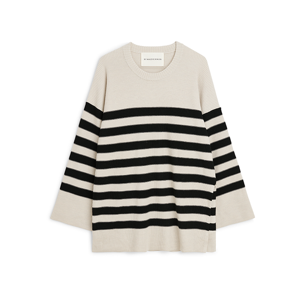 Leon Sweater in Block Stripe