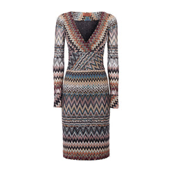 Dress with Long sleeves in Multicolour