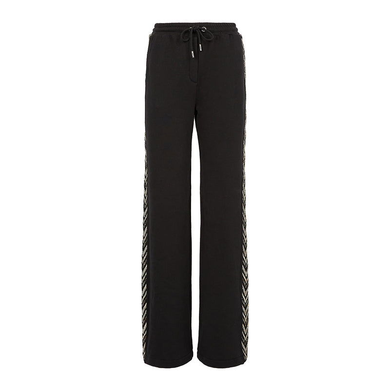 Cotton Trousers in Black