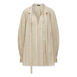 Stripe Cotton Shirt in Maplewood