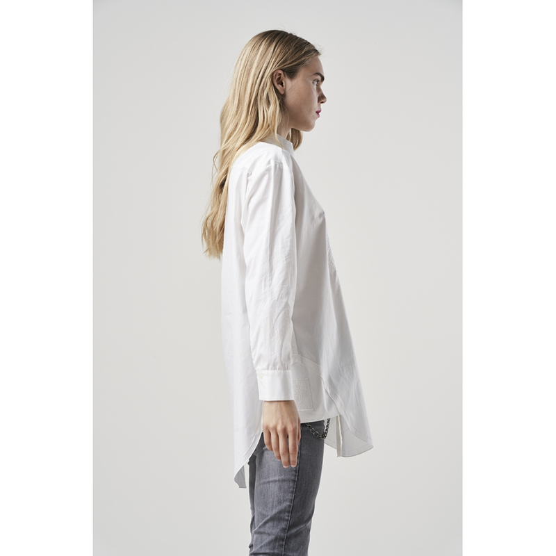 Pagoda Shirt in White