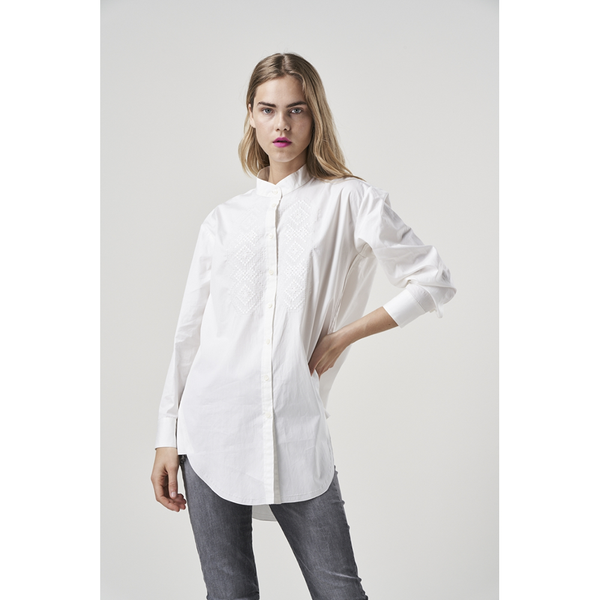 Pagoda Shirt in White